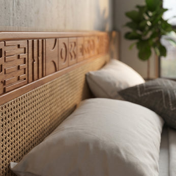 Velvet Upholstered Bed