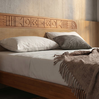 Velvet Upholstered Bed
