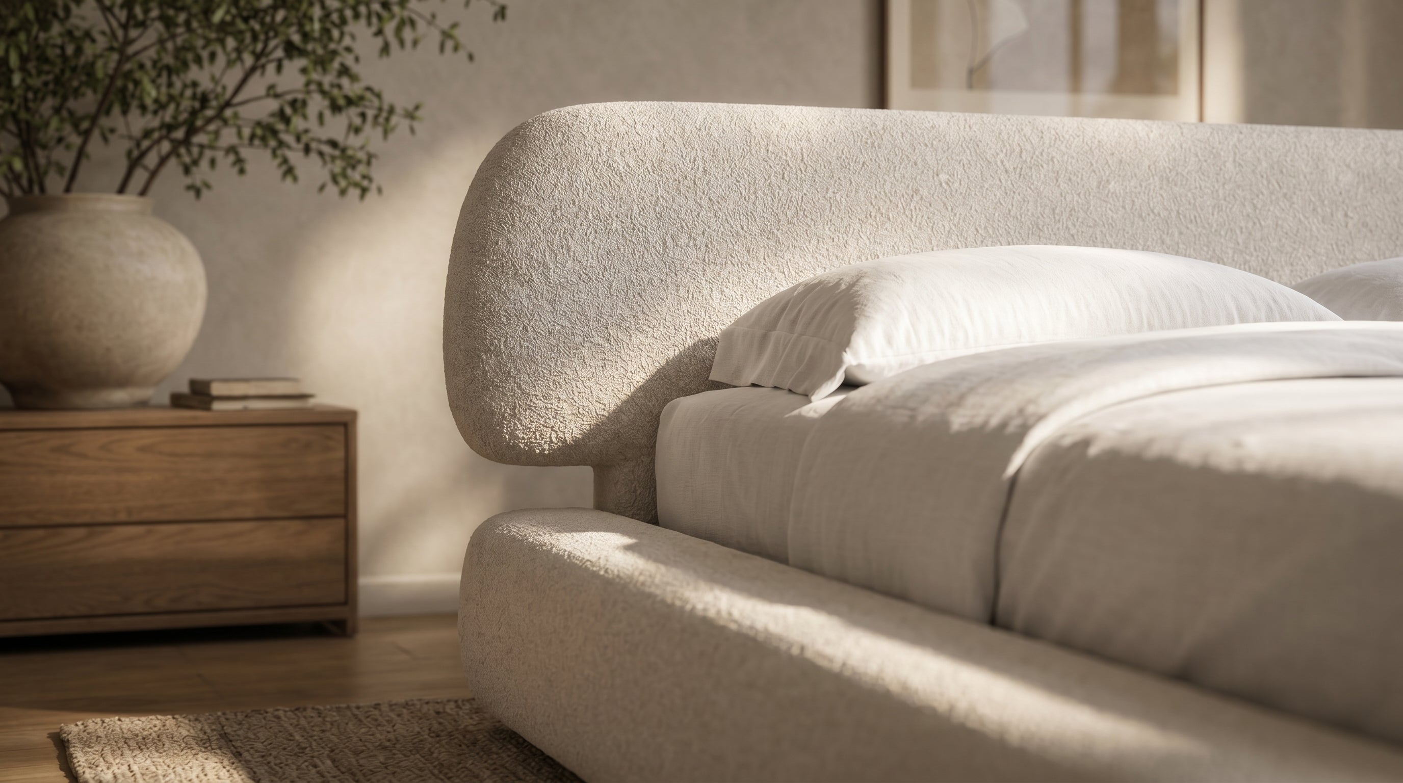 Upholstered Platform Bed
