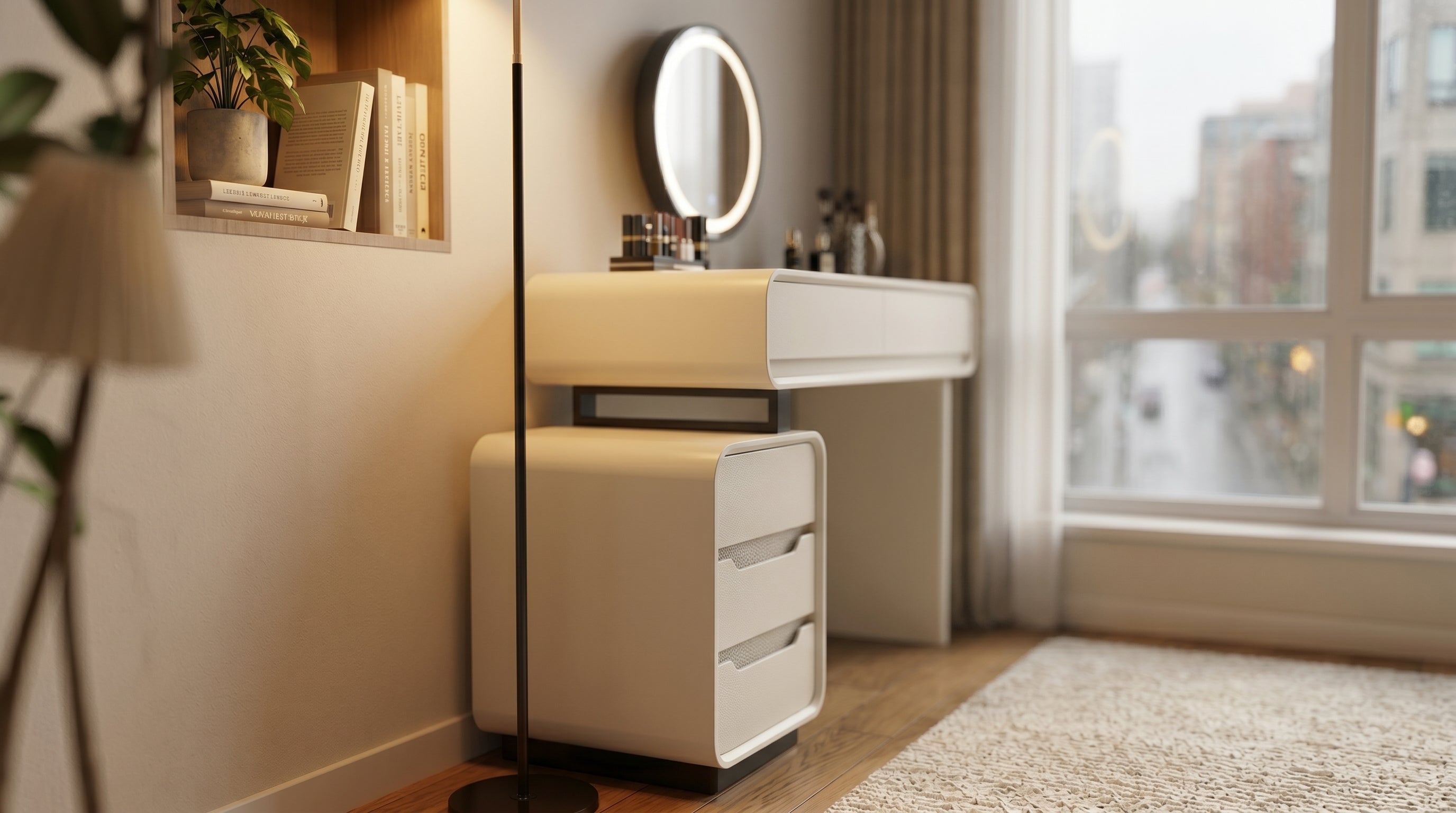 Dressing Table with Mirror