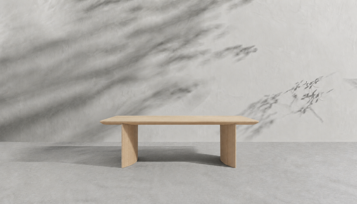 Oak Veneer Dining Table