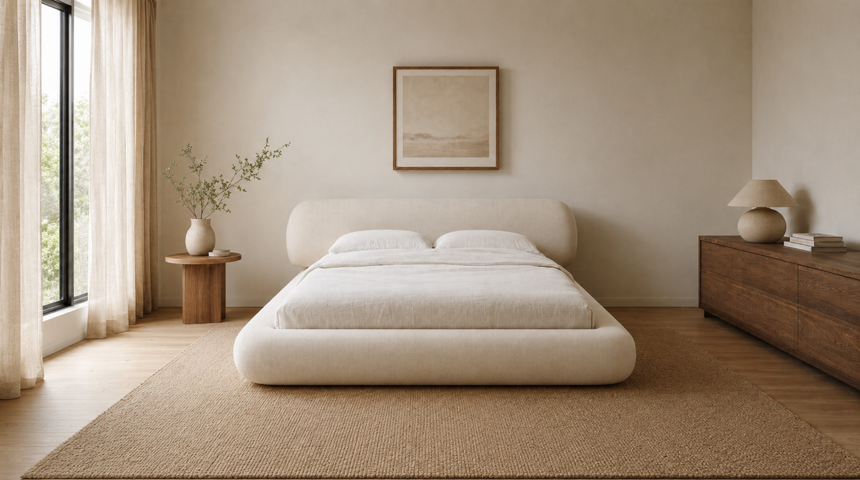 Upholstered Platform Bed