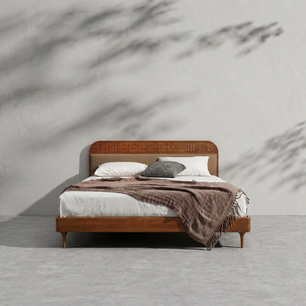 Velvet Upholstered Bed