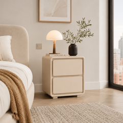 Modern 2-Drawer Nightstand