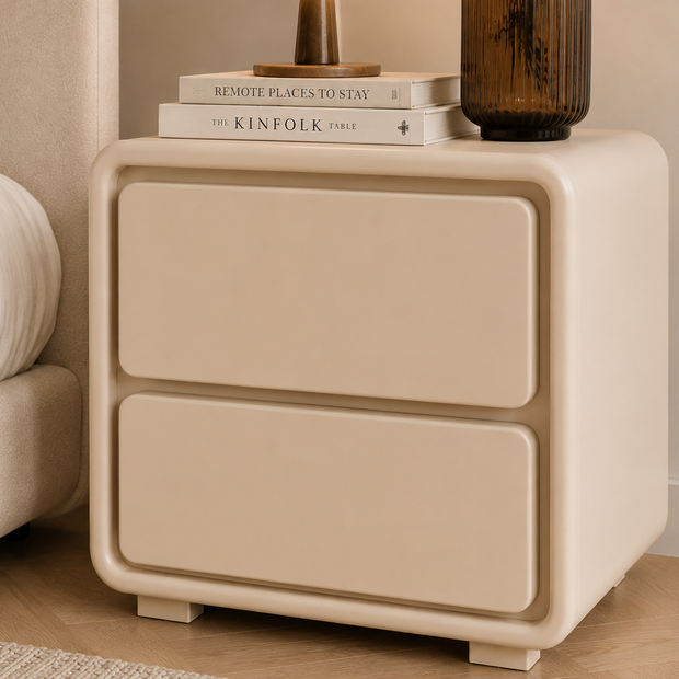 Modern 2-Drawer Nightstand