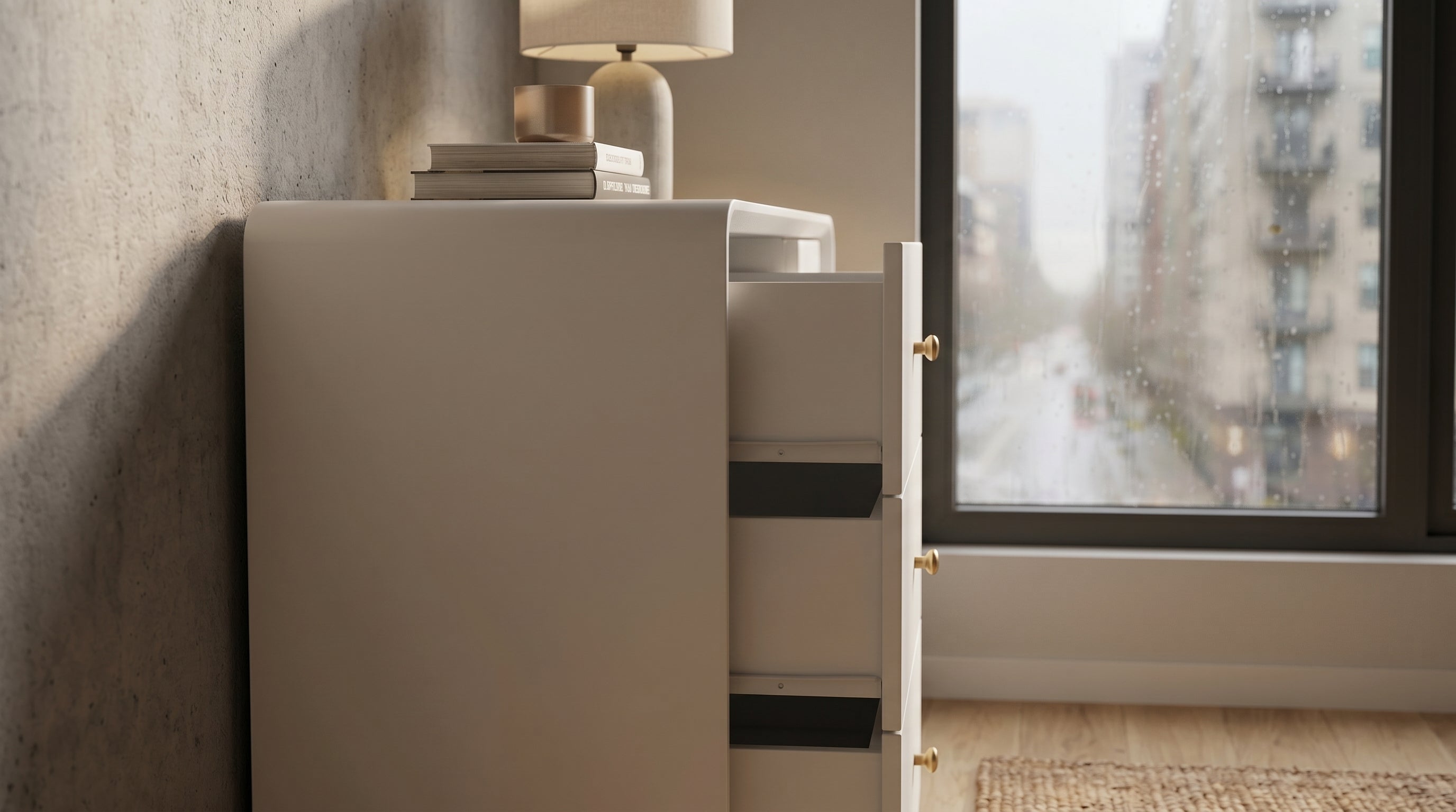 Modern Dressing Table with Mirror