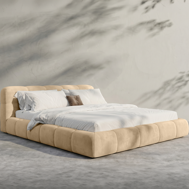 Modern White Bed