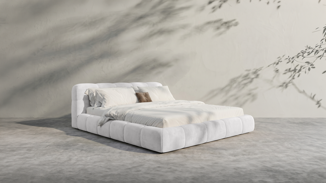 Modern White Bed