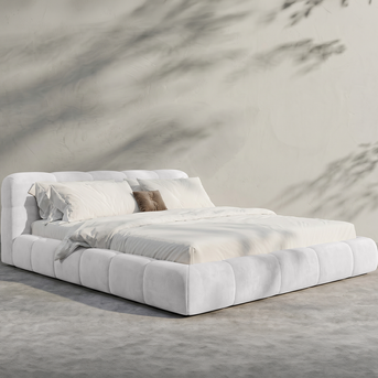 Modern White Bed