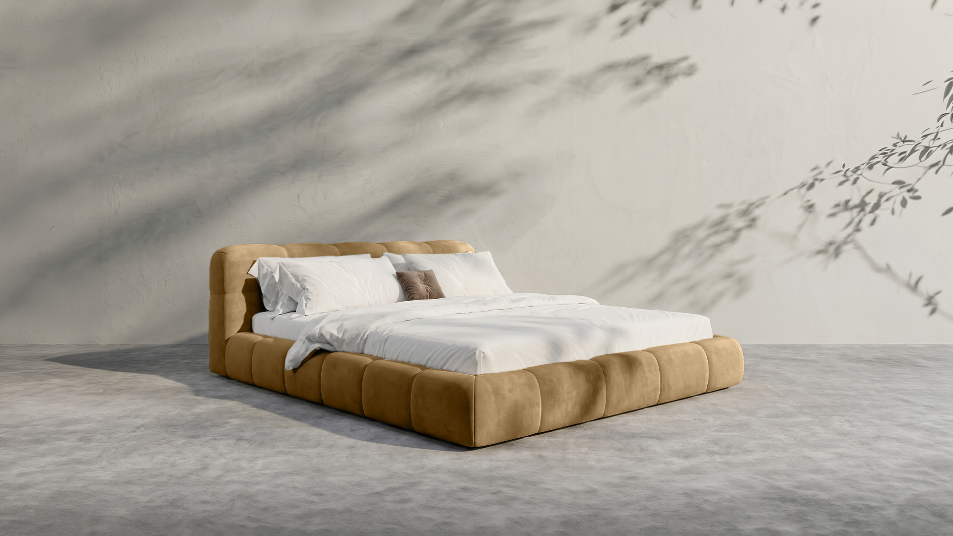 Modern White Bed