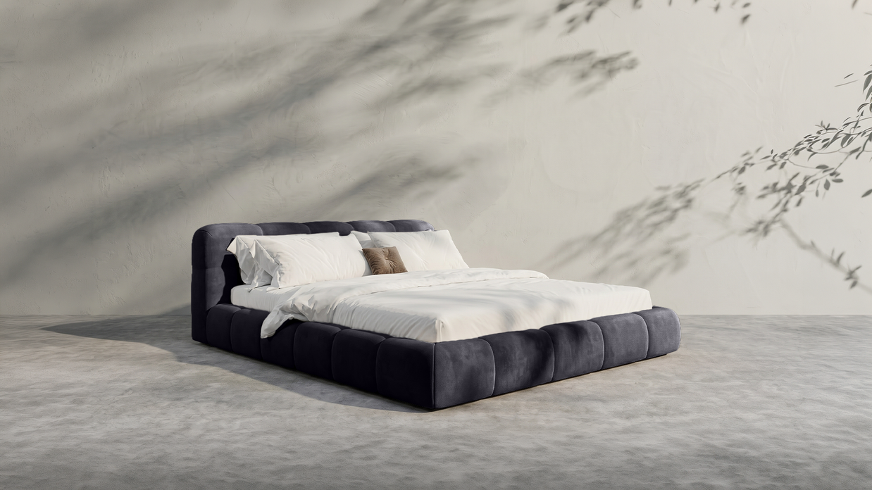 Modern White Bed