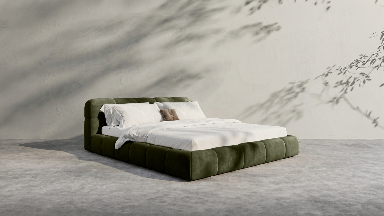 Modern White Bed