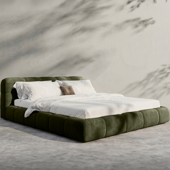 Modern White Bed