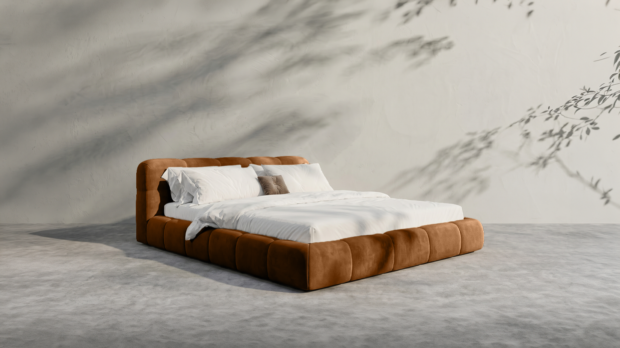 Modern White Bed