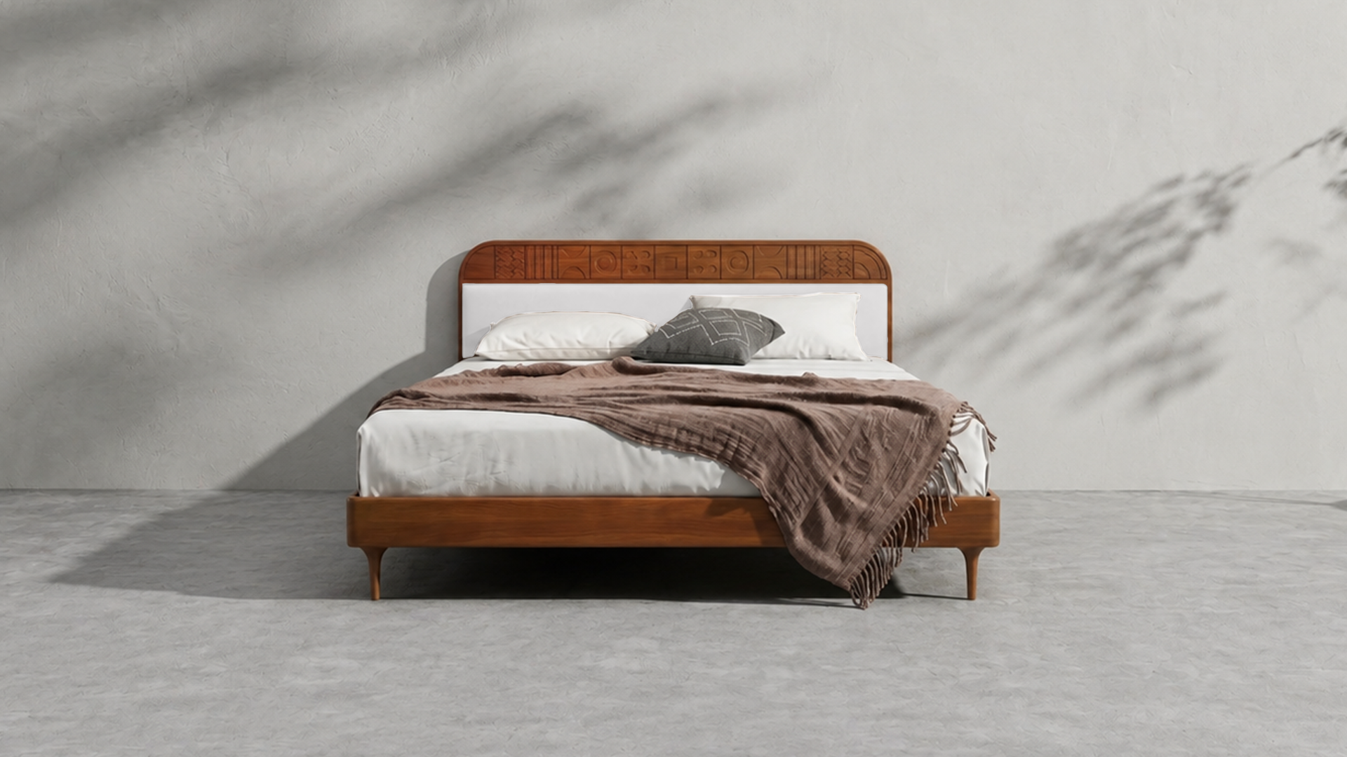 Velvet Upholstered Bed