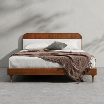 Velvet Upholstered Bed