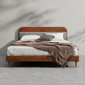 Velvet Upholstered Bed