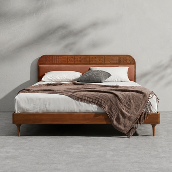 Velvet Upholstered Bed
