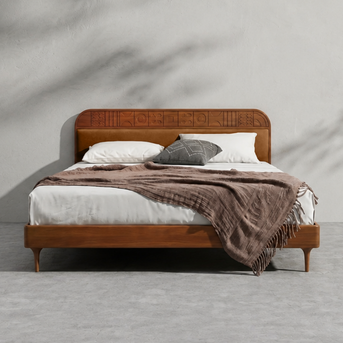 Velvet Upholstered Bed