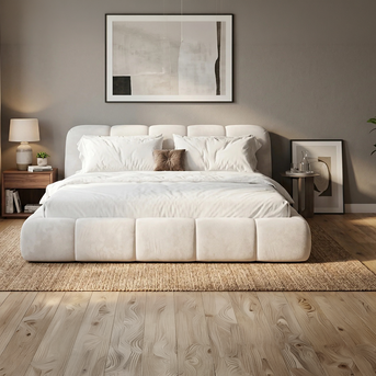 Modern White Bed
