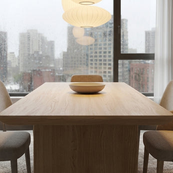 Oak Veneer Dining Table