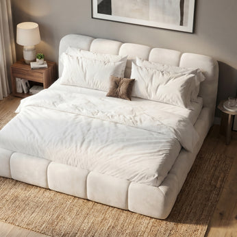 Modern White Bed