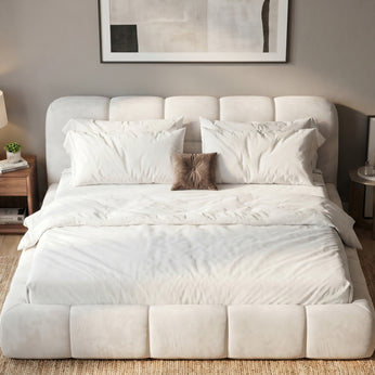 Modern White Bed